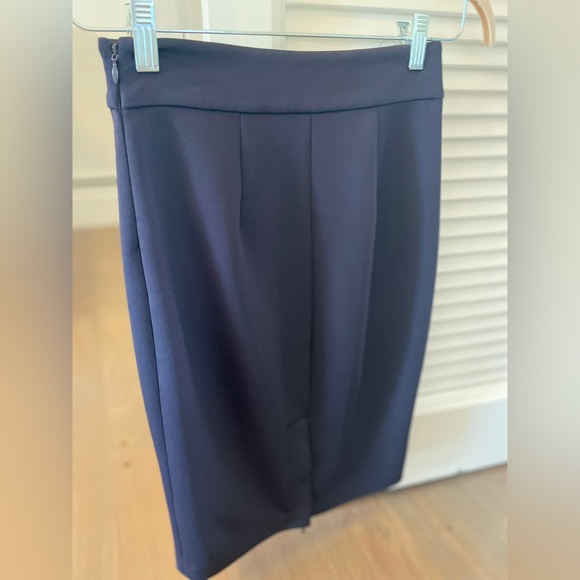 Armani Exchange Navy Pencil Skirt - Picture 4 of 4